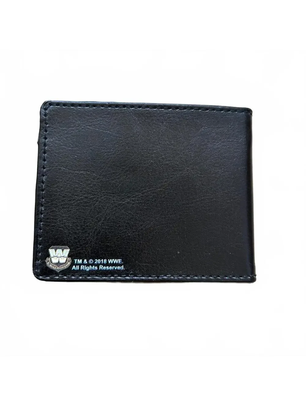 WWE Stone Cold Steve Austin Bi-Fold Wallet Smoking Skull Buckle Down Black